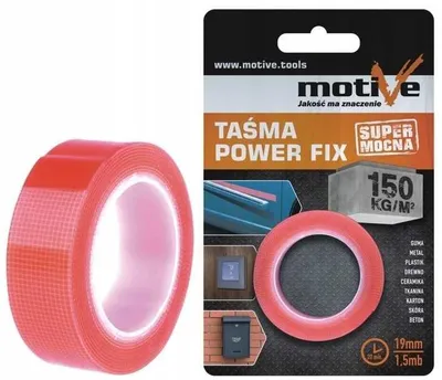 Produktbild von MOTIVE Starkes doppelseitiges Schaumstoffklebeband 19 mm/1,5 m 020 174