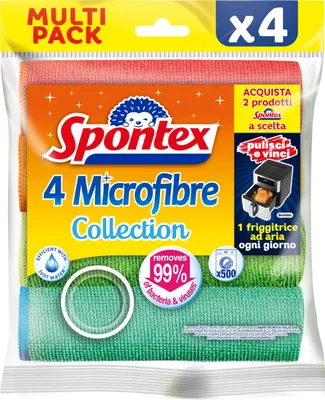 Produktbild von Spontex Mikrofasertuch, 4 Stück