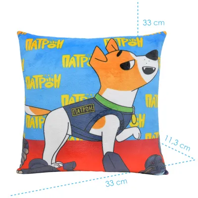 Image de WP Merchandise PATRON THE DOG (dessiné) - Coussin décoratif « Patron le chien »