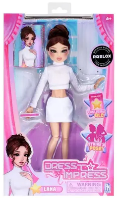 Obrázek produktu pro Dress To Impress Lana, Módní panenka, Ženy, 6 rok/roky, Chlapec/děvče, 30 mm, Vícebarevný