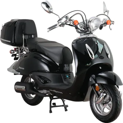 Produktbild von Motorroller Retro Firenze 125 ccm 85 km/h EURO 5+ schwarz inkl. Topcase