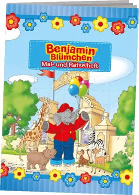 Produktbild von Benjamin Blümchen Mal- und Rätselheft