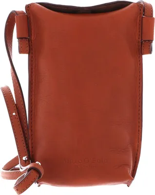 Image de Marc O'Polo Cuir sac pour téléphone portable sac à épaule bandoulière Gladys Cellphone Bag Rustic Orange