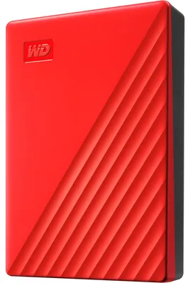 Produktbild von Western Digital My Passport, 4 TB, 3.2 Gen 1 (3.1 Gen 1), Rot