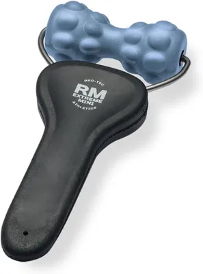 Productafbeelding van Single Hand Portable Roller Provide targeted deep Tissue Massage, Steel Blue