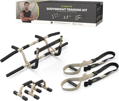 Produktbild von Centr Bodyweight Kit mit Klimmzugstange, Push-Up-Griffen & Suspension Trainer