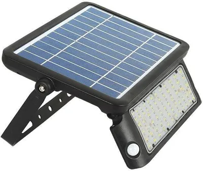 Produktbild von V-tac VT-787-10 Flutlichtstrahler mit Sensor – Solarenergie – 10 W – 4000 K – 1100 Lumen
