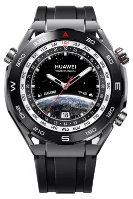 Immagine prodotto di HUAWEI Watch Ultimate - Orologio intelligente con cinturino - gomma nitrilica idrogenata (HNBR) (55020AGF)