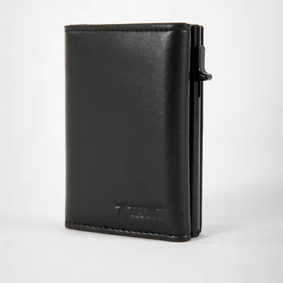 Produktbild von TRYIT Cardholder | Geldbörse aus veganem Leder | RFID-Schutz & Münzfach | Smart Wallet für Herren & Damen | Platz für 9 Karten, Scheine & Münzen