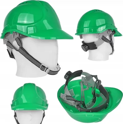 Produktbild von Verstellbarer Bauschutzhelm - grün (50)