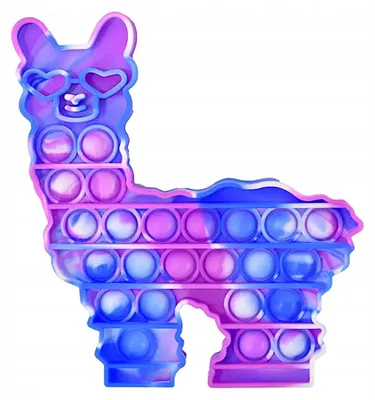 Produktbild von Pop It Lama Alpaka Fidget Spielzeug Anti-Stress Pop It