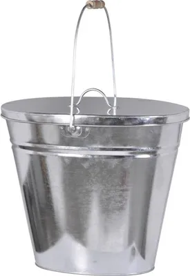 Produktbild von FireFix Ascheeimer oval mit Deckel Höhe: 36 cm, 22 Liter