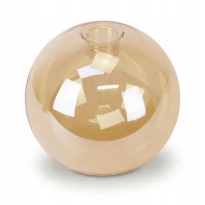 Produktbild von LUXOLAR Glasschirm Kugel G9 Bernstein Honig Gewinde Ø12cm