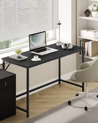 Produktbild von VASAGLE Schreibtisch Computertisc 135 x 60 x 76cm schmaler Bürotisch schwarz