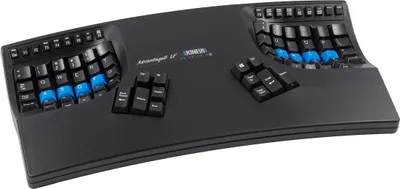 Produktbild von Kinesis Advantage2 Quiet LF, Kabelgebunden, USB, Mechanischer Switch, QWERTY, Schwarz