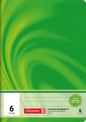 Produktbild von Schulheft Young Vivendi A5 Lineatur 6 90 g/qm 32 Blatt Packung mit 20 Stück