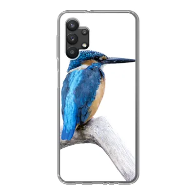 Produktbild von MuchoWow® Handyhülle Schutzhülle Hülle für Samsung Galaxy A32 5G Eisvogel - Zweig - Schnabel Silikon Softcase Handy Hülle - Softcase