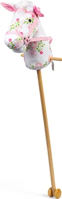 Obrázok produktu pre Bigjigs Toys Ružový kôň na palici