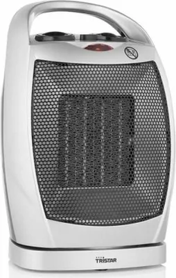 Obrázok produktu pre Tristar KA-5038, Elektrický ohrievač s ventilátorom, Keramický, Vnútorný, Podlaha, Čierna, Strieborná, Tlačidlá, Otočné