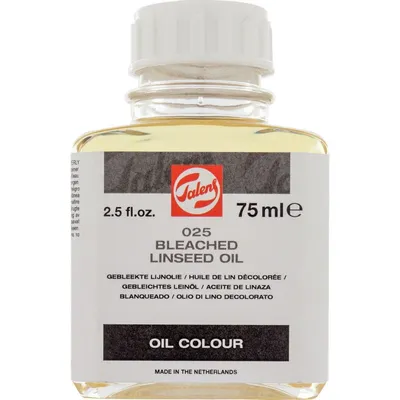 Obrázok produktu pre Talens BLEACHED LINSEED OIL 025 75 ml Bleached