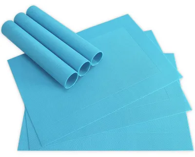 Produktbild von Tischsets BORDA 6er Set Türkis-blau als Tischuntersetzer