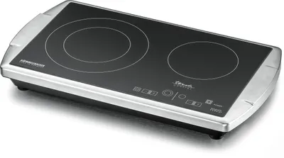 Produktbild von Doppelkochplatte CT 3403/TC, Edelstahlgehäuse, original SCHOTT CERAN® Glaskeramik Kochfläche, energiesparende HiLight® Technik, elektronische Bedienung, Touch Control, 9 Leistungsstufen, 2 Kochzonen, 3400 Watt