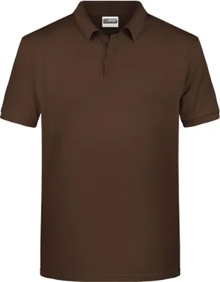 Produktbild von Men's Basic Polo Klassisches Poloshirt brown, Gr. S