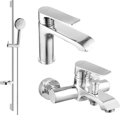Immagine prodotto di Mexen Pecos DS75 set da bagno, cromo - 72703DS75-00