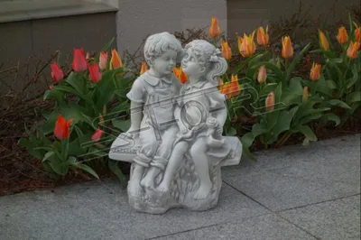 Obrázok produktu pre 40cm Deko Skulptur Design Figur Statue Garten Figuren Statuen Skulpturen S101173