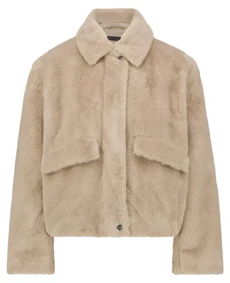 Produktbild von Betty Barclay Jacke PlUEsch Bright Taupe 44