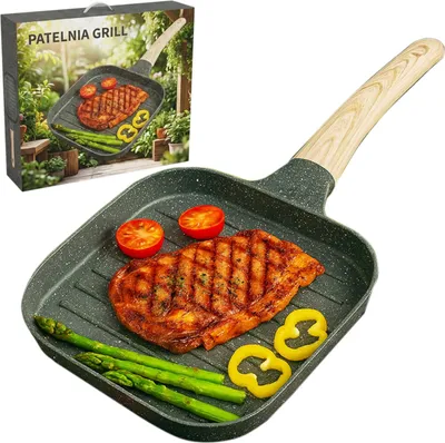 Immagine prodotto di Padella grill antiaderente induzione compatibile cottura veloce risultati perfetti