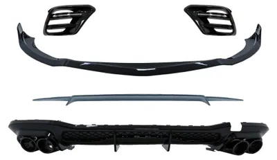 Produktbild von Aero BodyKit Spoiler für Mercedes S-Klasse W223 Sport Line 2020+ Stoßstange Diffusor.