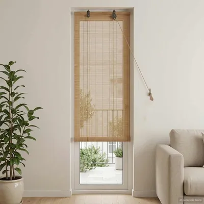 Produktbild von Möbel Rollo Braun 40 x 220 cm Bambus - Rollos CC1273