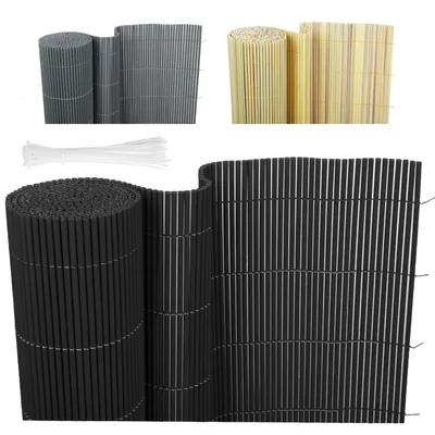 Immagine prodotto di Stuoia di protezione per balconi in PVC Ribelli, 300x100cm, nero, diametro 7mm