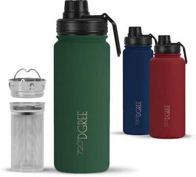 Productafbeelding van Roestvrijstalen Drinkfles noLimit - 530ml - Lekvrij en BPA-Free