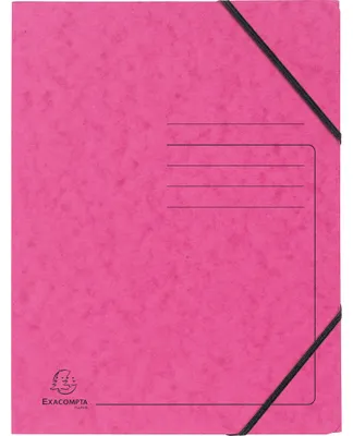 Image de Exacompta 555420E Sammelmappe - A4, 355 g/qm, Gummizug, rosa