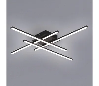 Image de Brilagi - Plafonnier à LED STRIPES LED/37W/230V noir