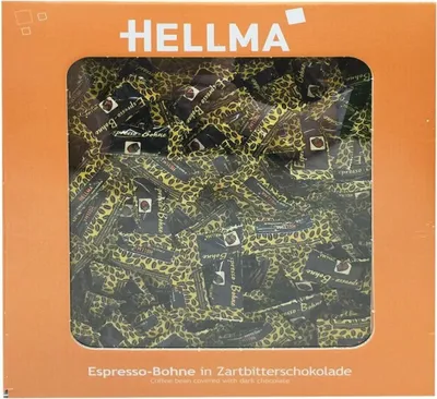 Produktbild von HELLMA Espresso-Bohne in Zartbitterschokolade Schokolade 380 St.