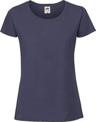 Produktbild von Fruit of the Loom 61-424-0 | Damen T-Shirt Ringspun Premium T Lady-fit - Farbe: Navy - Größe: S