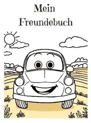 Produktbild von Mein Freundebuch für Schulanfänger und kleine Autofreunde