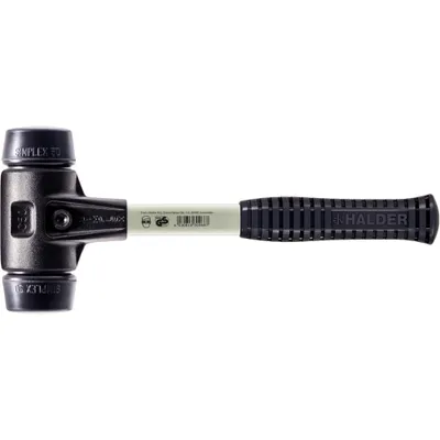 Produktbild von HALDER SIMPLEX Hammer Gefüllter Gummi mit verstärktem Tempergussgehäuse und Glasfaserstiel - D=40 mm - 3702.040