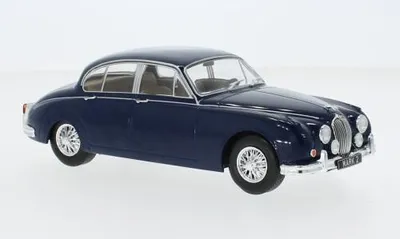 Produktbild von WhiteBox WB124201 - 1/24 / Jaguar MK II, dunkelblau, 1960 - Neu