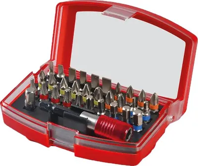 Produktbild von Bit-Set 32-teilig – inkl. Bithalter PROFI Qualität