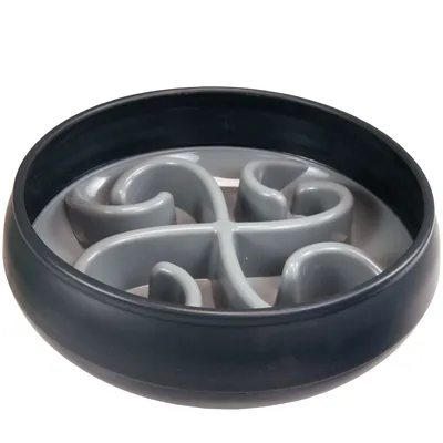 Obrázek produktu pro EAT SLOW LIVE LONGER Anti-snack miska pro psy Tumble Grey