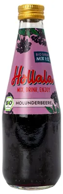 Produktbild von HOLLALA -  Sirup Holunderbeere 330ml