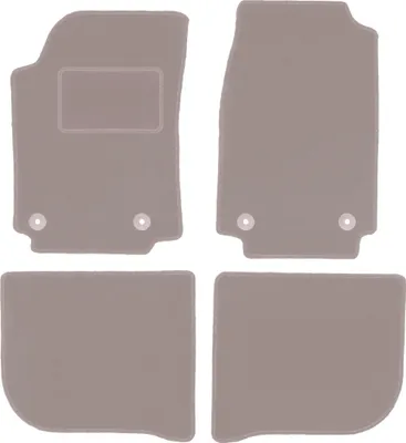 Produktbild von Velours-Autoteppiche für: Audi 100 C4 Avant, Kombi, Limousine (1991-1994) Beige