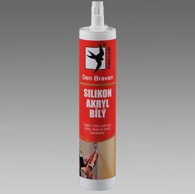 Immagine prodotto di Stucco acrilico siliconico DEN BRAVEN 280 ml bianco