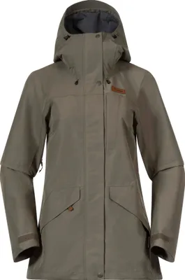 Produktbild von Bergans Damen Nordmarka 2L Regenjacke Green Mud M