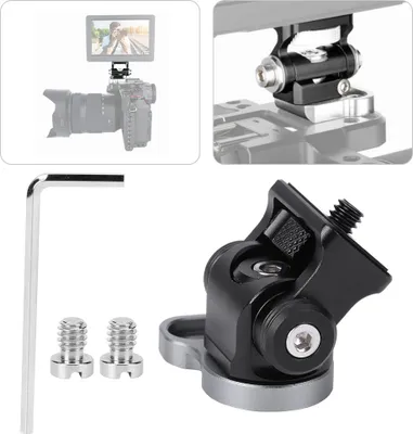 Image de Rotation horizontale à 360 degrés, inclinaison à 170 degrés, support de moniteur réglable pour caméra vidéo