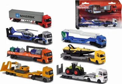Obrázek produktu pro Nákladní auto, kovové, 8 druhů